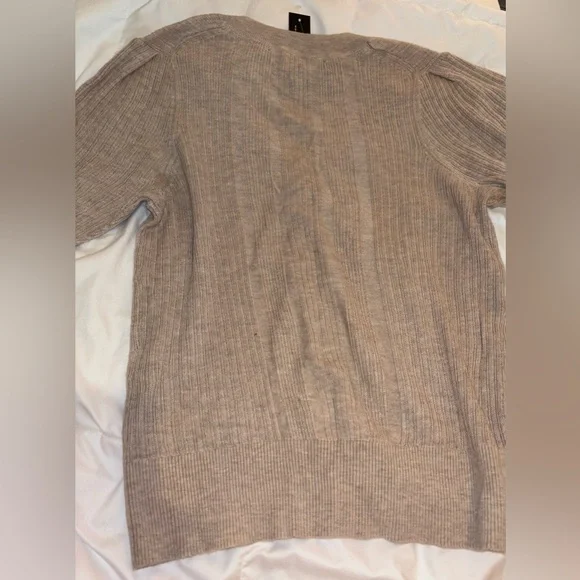 WHBM Beige Knit Sweater - Picture 3 of 3